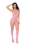 Blush Reverie Fishnet Bodystocking by Mapale at Love It Curvy