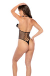 Feather Kiss Fishnet Bodysuit by Mapale at Love It Curvy