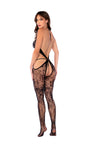 Floral Fishnet Bodystocking by Mapale at Love It Curvy