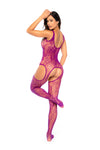 Floral Fishnet Bodystocking by Mapale at Love It Curvy