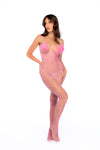 Feather Kiss Fishnet Bodysuit by Mapale at Love It Curvy