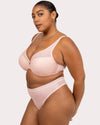 Sheer Mesh Plunge T-Shirt Bra - Fashion Colors | Love It Curvy