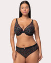 Sheer Mesh Plunge T-Shirt Bra - Core Neutrals | Love It Curvy