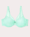 Sheer Mesh Plunge T-Shirt Bra - Fashion Colors | Love It Curvy