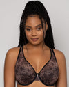 Sheer Mesh Plunge T-Shirt Bra - Core Neutrals | Love It Curvy