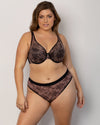 Sheer Mesh Plunge T-Shirt Bra - Core Neutrals | Love It Curvy