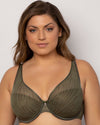 Sheer Mesh Plunge T-Shirt Bra - Seasonal & Prints  | Love It Curvy