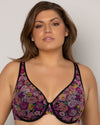 Sheer Mesh Plunge T-Shirt Bra - Seasonal & Prints  | Love It Curvy