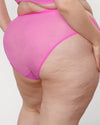 Sheer Mesh High Cut Brief Panty - Flirt