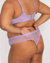 Sheer Mesh High Cut Thong Panty | Love It Curvy