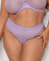Sheer Mesh High Cut Thong Panty | Love It Curvy