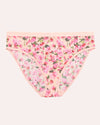 Sheer Mesh High Cut Brief Panty - In Full Bloom Pink