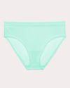 Sheer Mesh High Cut Brief Panty - Mint Chip