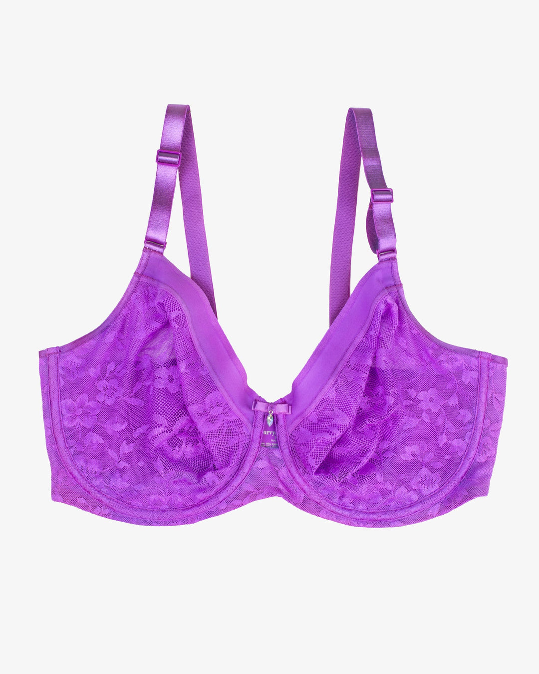 No Show Lace Unlined Underwire Bra | Love It Curvy