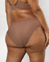 Curvy Couture Silky Smooth High Cut Brief Panty in Sweet Tea