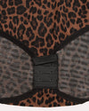 Curvy Couture Sheer Mesh Bodysuit in Designer Leopard