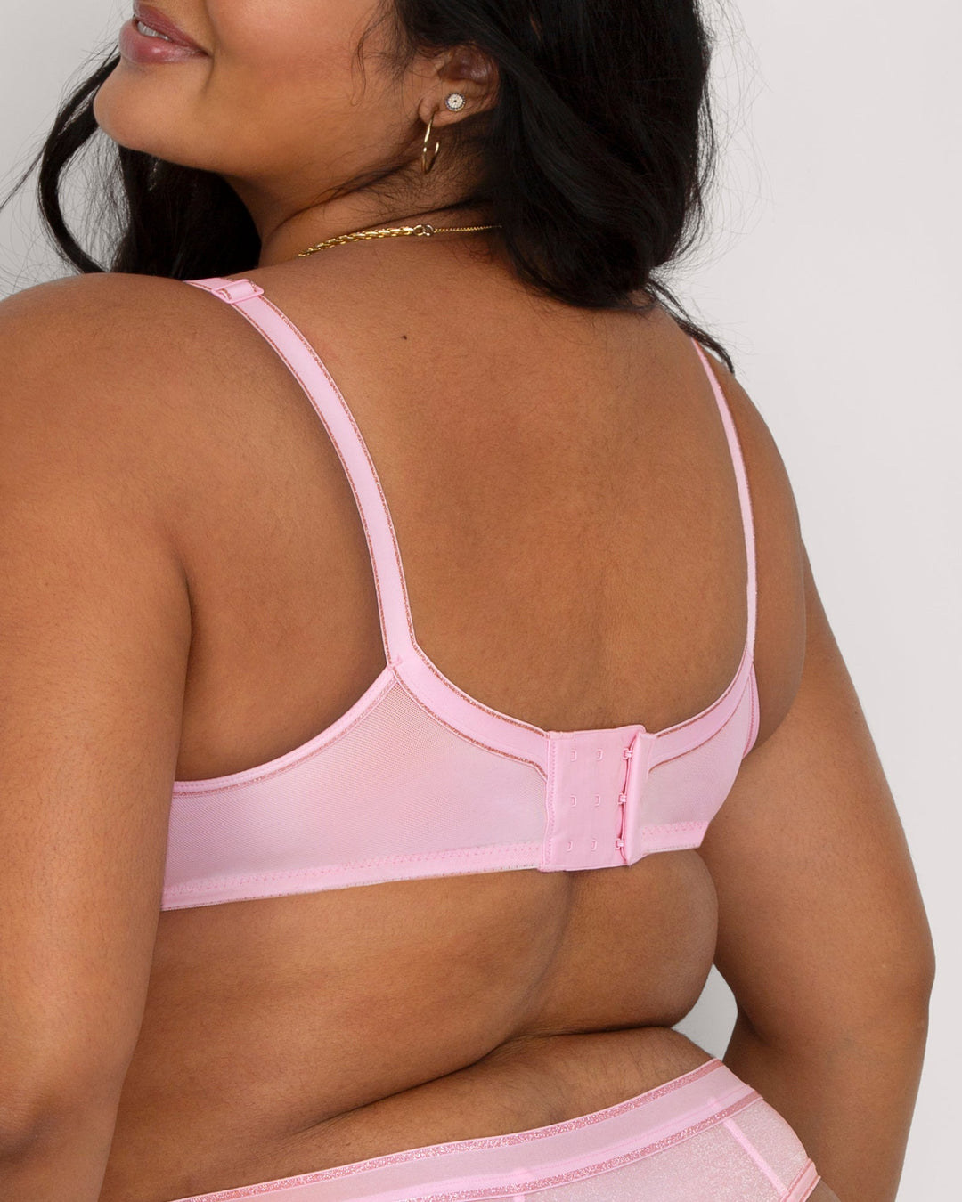 Shimmer Unlined Underwire Bra | Love It Curvy