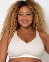 Cotton Luxe Front And Back Close Wireless Bra | Love It Curvy