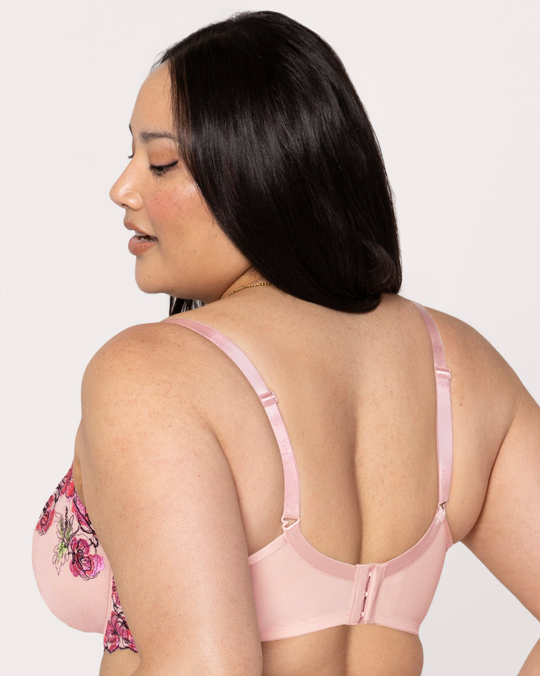 Embroidery Unlined Full Coverage Balconette Bra | Love It Curvy