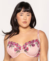 Embroidery Unlined Full Coverage Balconette Bra | Love It Curvy