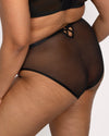 Embroidered Strappy Back Brief Panty | Love It Curvy