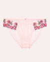 Embroidered Strappy Back Brief Panty | Love It Curvy