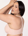 Sheer Mesh Front Close Racerback Unlined Bra | Love It Curvy