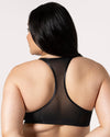 Sheer Mesh Front Close Racerback Unlined Bra | Love It Curvy