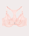 Sheer Mesh Front Close Racerback Unlined Bra | Love It Curvy