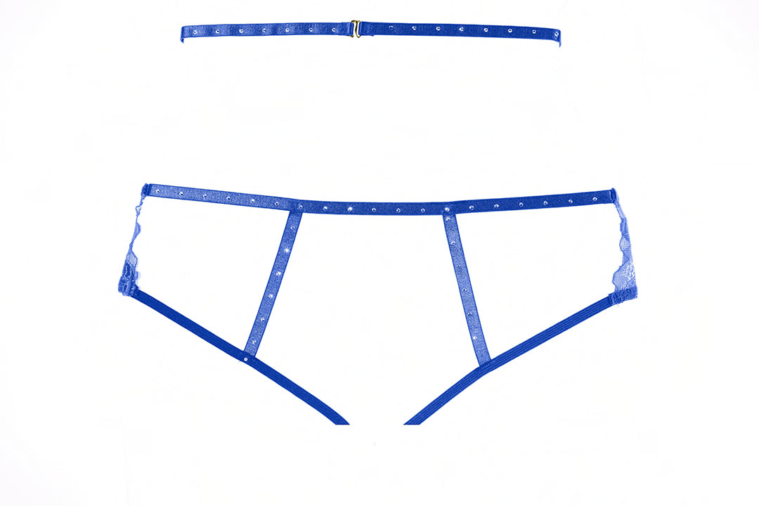 Charlotte Garter Panty, back view