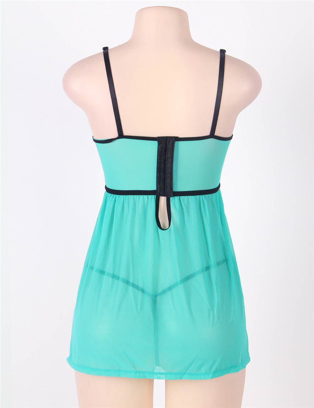 Plus Size Underwire Babydoll Lingerie Set - Love It Curvy