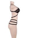 Plus Size Lace Elastic Band Bra Set - Love It Curvy