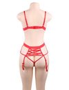 Plus Size Love Affair Red Lace Teddy - Love It Curvy