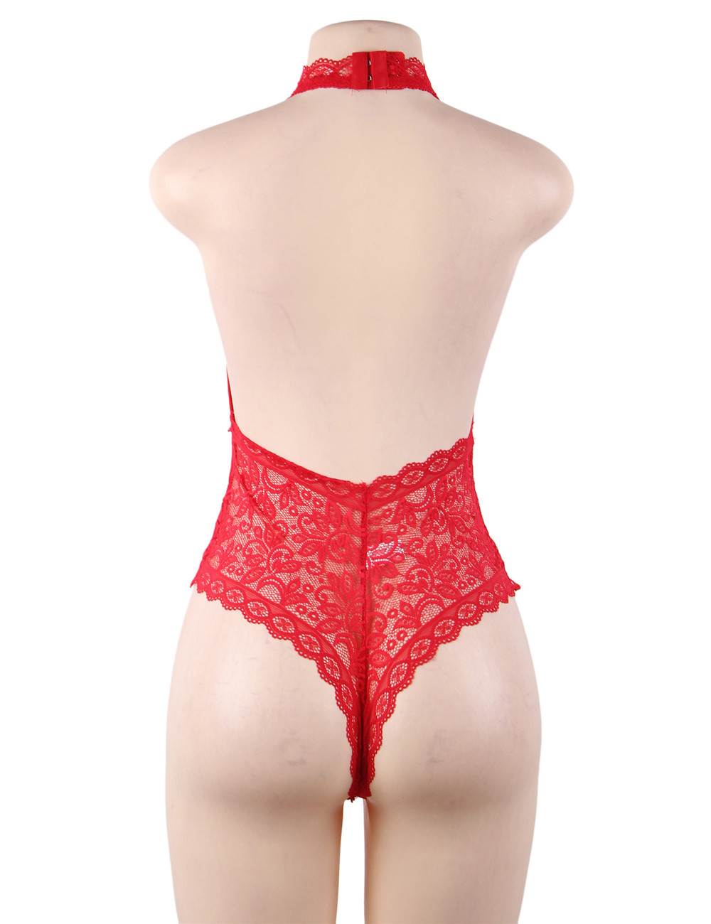 Plus Size Exquisite Lace Open Cup Teddy | Love it Curvy on model