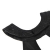 Plus Size Black Sexy Halter Leather Lace Stitching Gartered Lingerie - Love It Curvy