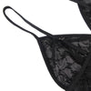 Plus Size Mesh Velvet Deep-V Teddy Bodysuit - Love It Curvy
