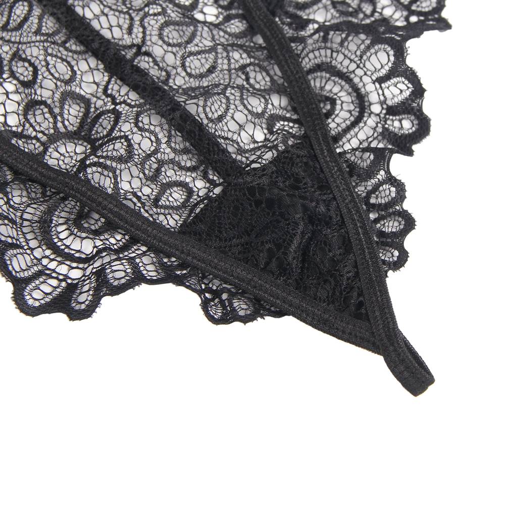 Charm Sexy Lace Underwire Lingerie Set Sheer Bra And Panty Comfort Underwear - Love It Curvy