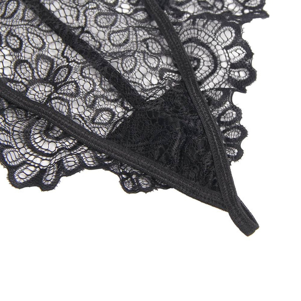 Charm Sexy Lace Underwire Lingerie Set Sheer Bra And Panty Comfort Underwear - Love It Curvy