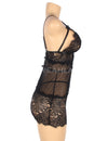 Plus size lace babydoll with adjustable shoulder straps, image 8