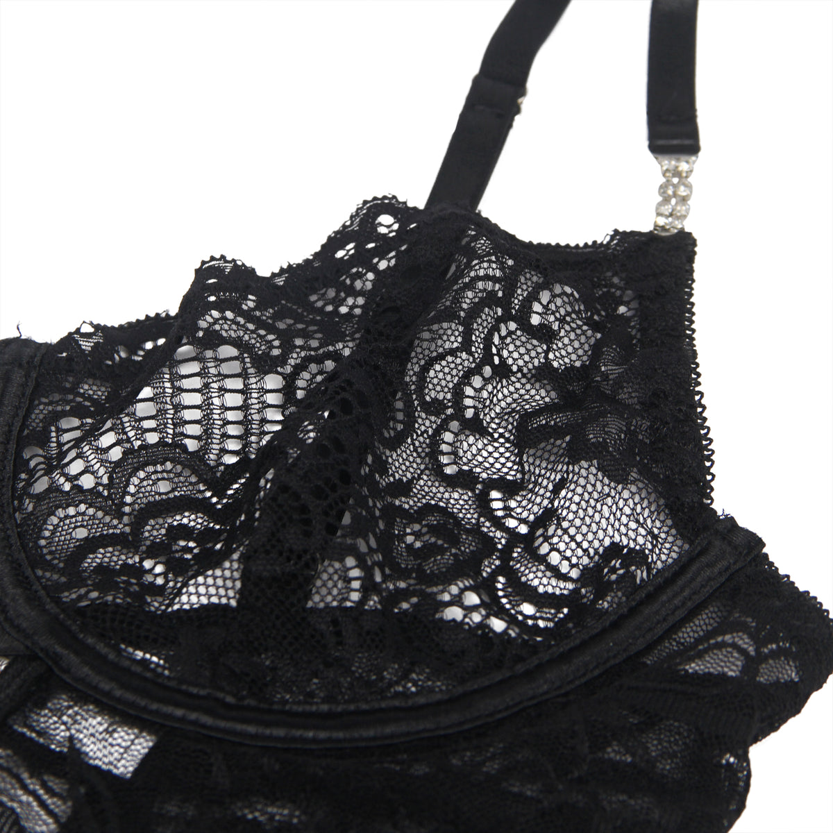 Lace With Underwire Adjustable Straps Babydoll - Love It Curvy