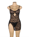 Lace With Underwire Adjustable Straps Babydoll - Love It Curvy