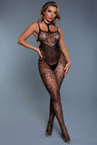 2055 Midnight Desire Bodystocking - Love it Curvy