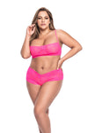 Plus Matching Seamless Bralette & Boyshorts Set by Mapale at Love It Curvy