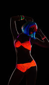 Scrunchy Thin Bralette and Panty Set by Mapale at Love It Curvy