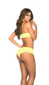 Scrunchy Thin Bralette and Panty Set by Mapale at Love It Curvy