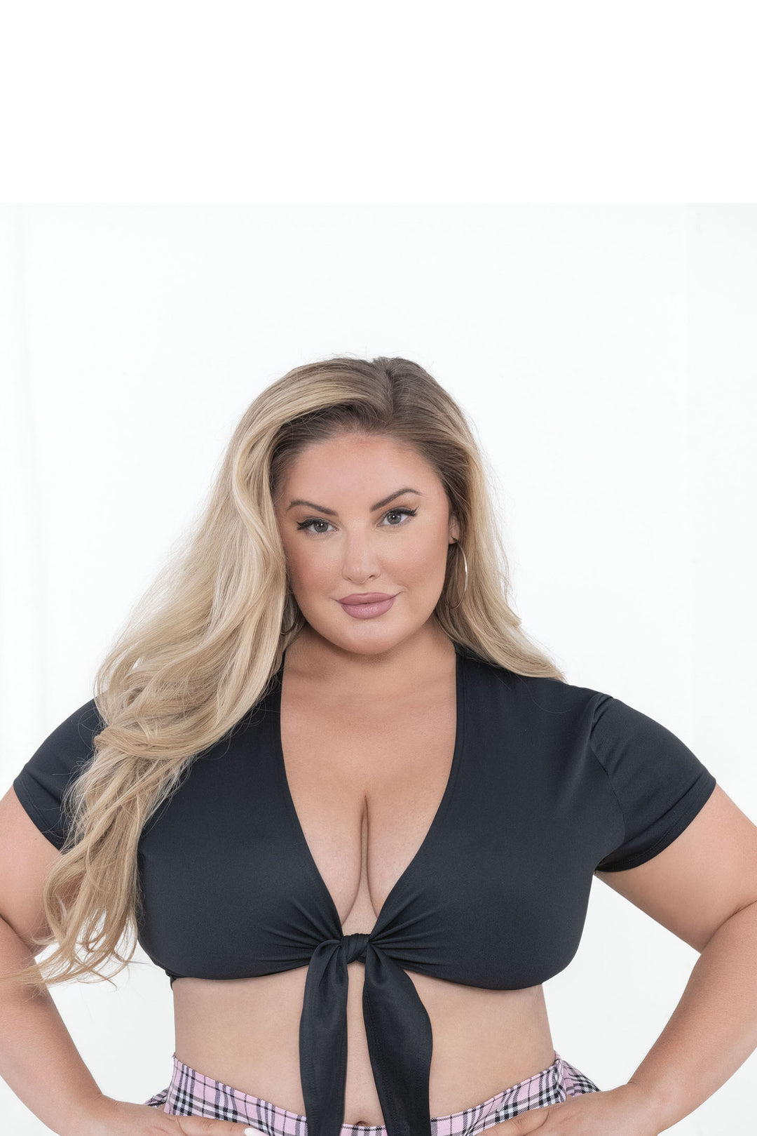 Queen Tie Front Top - Love it Curvy