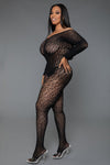 Animal Instinct Bodystocking | Love it Curvy modeled for Love It Curvy