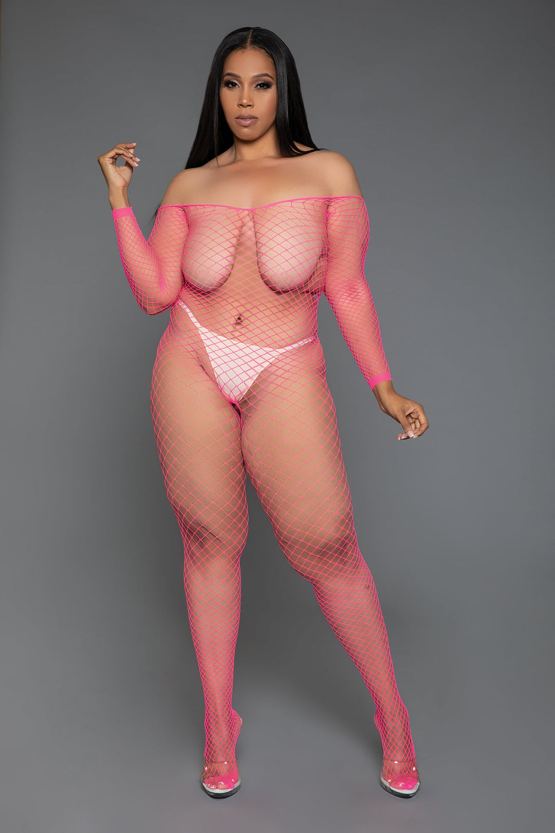 2359 Catch Me Bodystocking - Love it Curvy