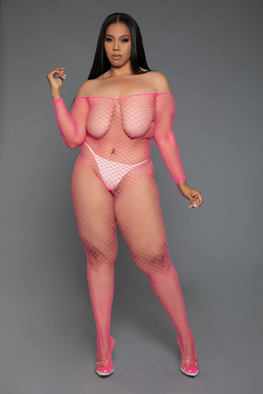 2359 Catch Me Bodystocking - Love it Curvy