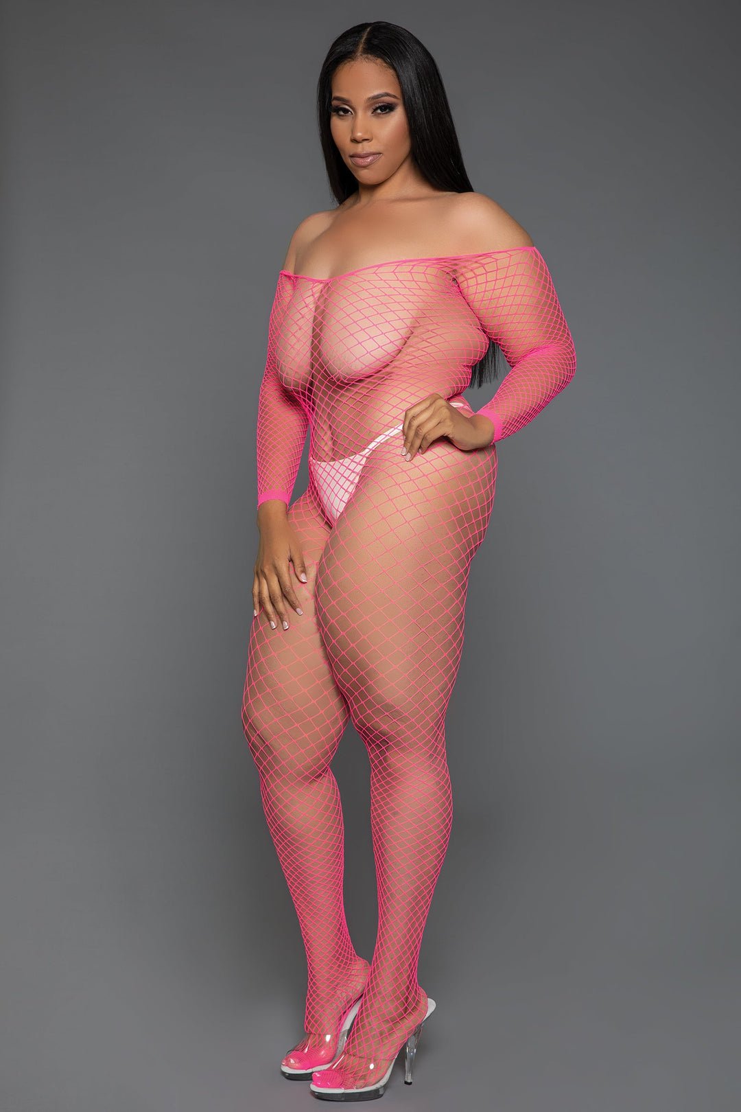 2359 Catch Me Bodystocking - Love it Curvy
